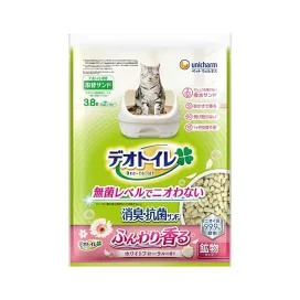 デオトイレ ふんわり香る消臭・抗菌サンド ホワイトフローラルの香り 猫用 サンド 3.8L 【デオトイレ取替サンド】 猫用トイレ用品(トイレタリー)