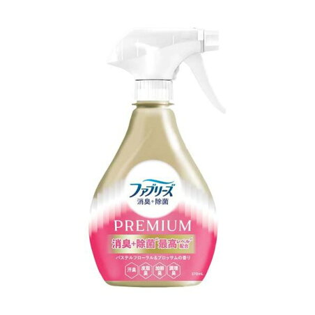 ファブリーズ 消臭スプレー 消臭+除菌 PREMIUM パステルフローラル＆ブロッサム 本体 370ml 【ファブリーズ(febreze)】 消臭・芳香剤