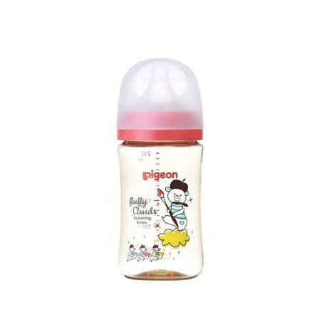 ピジョン 母乳実感 哺乳びん プラスチック Bear 240ml 1個 【母乳実感】 授乳用品