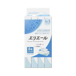 エリエール ティシュー ソフトパック 160組*8個入 【エリエール】 ティッシュ