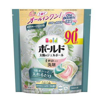 ボールド 洗濯洗剤 太陽のジェルボール 4 in 1 ホワイトティー&フローラル 詰め替え ...