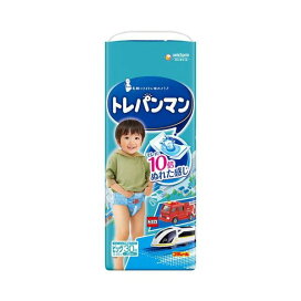 トレパンマン ブルー ビッグサイズ 12kg〜22kg 30枚入 【ムーニー トレーニングパンツ】 紙おむつ