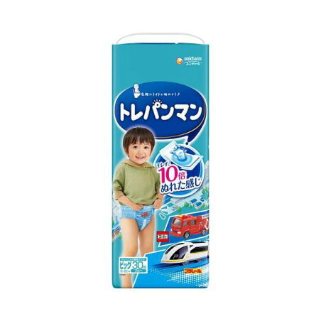 トレパンマン ブルー ビッグサイズ 12kg〜22kg 30枚入 【ムーニー　トレーニングパンツ】 紙おむつ