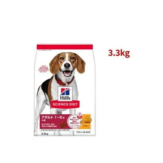サイエンスダイエット アダルト 成犬 小粒 1〜6歳まで チキン 3.3kg 【ヒルズ サイエ...