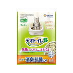 デオトイレ  飛び散らない 消臭・抗菌サンド 猫砂 4L