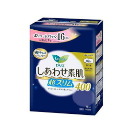 ロリエ しあわせ素肌 超スリム 特に多い夜用 羽つき 40cm ボリュームパック 16個入 【ロリエ】 生理用ナプキン