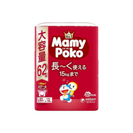 マミーポコパンツ L ドラえもん 9kg〜15kg 紙おむつ パンツ 62枚入 【マミーポコパンツ】 紙おむつ