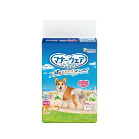 マナーウェア 女の子用 Lトラッドテイスト 犬用 おむつ ユニチャーム 32枚入 【マナーウエア】 老犬介護用 おむつ・トイレ用品
