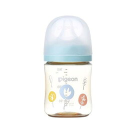 ピジョン 母乳実感 哺乳びん プラスチック Flower 160ml 1個 【母乳実感】 授乳用品