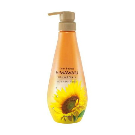 ディアボーテ ヒマワリ オイルインコンディショナー(リッチ＆リペア)ポンプ 500g 【ディアボーテ(Dear Beaute)】 シャンプー