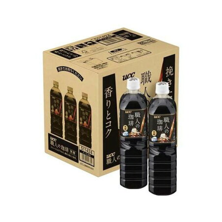 UCC 職人の珈琲 無糖 ペット 900ml*12本入 【職人の珈琲】 コーヒー飲料