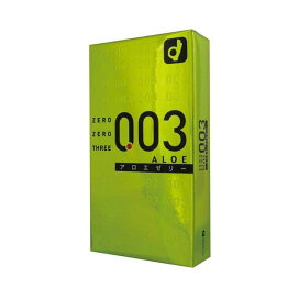 コンドーム ゼロゼロスリー003 アロエ 10コ入 【ゼロゼロスリー(003)】 コンドーム 薄さ・厚さ
