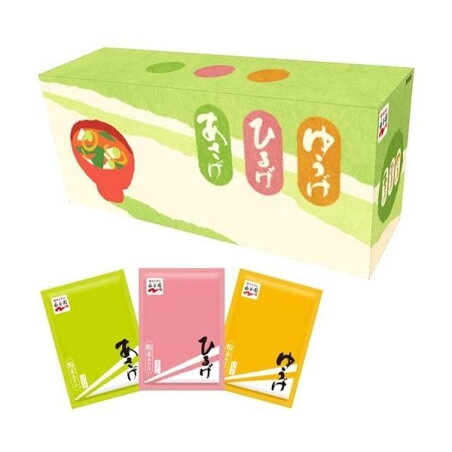 あさげ・ひるげ・ゆうげ 粉末おみそ汁 アソートボックス 30袋入 【永谷園】 インスタント食品