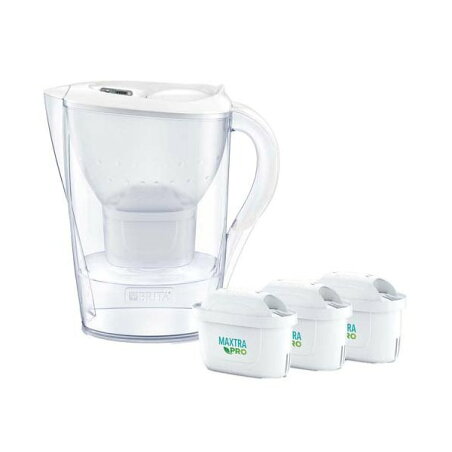 ブリタ ポット型浄水器 マレーラ マクストラプロ カートリッジ 3個付き 1セット 【ブリタ(BRITA)】 浄水器