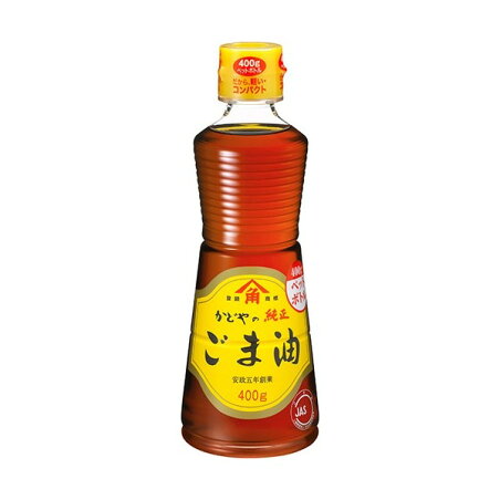 かどや製油 金印 純正ごま油 400g 【かどや】 食用油