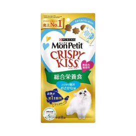 モンプチ クリスピーキッス 総合栄養食 とびきり贅沢おさかな味 24g 【モンプチ】 キャットフード(ドライフード・総合栄養食)