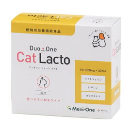 メニワン DUOONE Cat Lacto 30包入 猫用 サプリメント 形状別