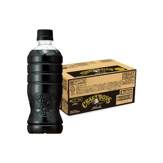 クラフトボス ブラック ラベルレス 500ml*24本入 【BOSS(ボス)】 コーヒー飲料