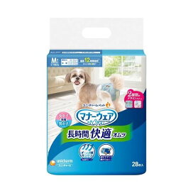 マナーウェア 長時間快適オムツ 男女共用 M 28枚入 【マナーウエア】 老犬介護用 おむつ・トイレ用品