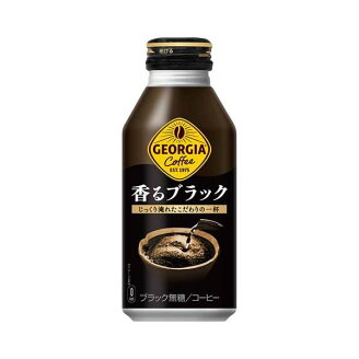 ジョージア 香るブラック 400ml*24本入 【ジョージア】 コーヒー飲料