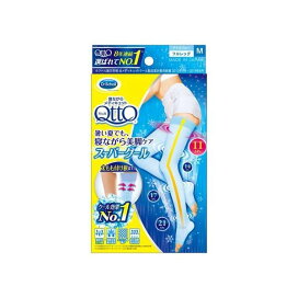 寝ながらメディキュット スーパークール フルレッグ 太もも付根 冷感 着圧ソックス M 1足 【メディキュット(QttO)】 靴下(ソックス)