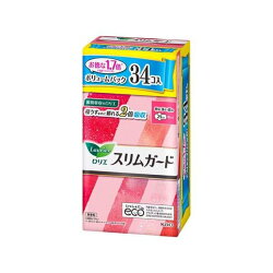 ロリエ スリムガード ボリュームパック 特に多い昼用 羽つき 34個入 【ロリエ】 ナプ...