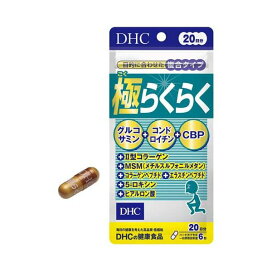 DHC 極らくらく 20日分 120粒 【DHC サプリメント】 グルコサミン+コンドロイチン