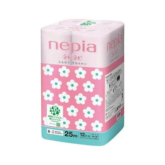 ネピア ネピネピ トイレットペーパー ダブル 桜色 桜の香り 25m×12ロール 【ネピア(n...