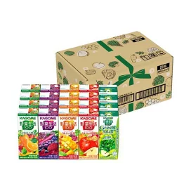 カゴメ 野菜生活100 5種アソート 200ml×20本入 【野菜生活100 紙】 フルーツジュース・果実ジュース