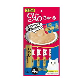 チャオ ちゅ〜る いわし&まぐろ 14g*4本入 【ちゅ〜る】 猫用おやつ