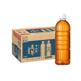 アサヒ 十六茶麦茶 ラベルレス ペットボトル 660ml×24本入 【十六茶】 茶系飲料