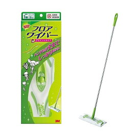 3M フロア フローリング ワイパー ジョイント 組立タイプ スコッチブライト FW-TSB 1セット 【スコッチブライト(Scotch Brite)】 住居用 掃除用品