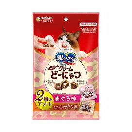 銀のスプーン お魚味クリーム どーにゃつ 2種アソート まぐろ&まぐろ入りチキン味 6g×12袋入 【銀のスプーン おやつ】 猫用おやつ