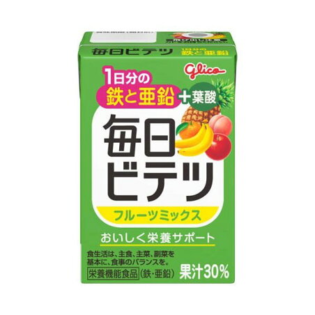 毎日ビテツフルーツミックス 100ml×15本 栄養・美容系飲料