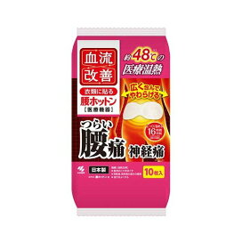 血流改善 腰ホットン 10枚入 【血流改善】 温熱シート