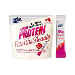 アミノバイタル(R) アミノプロテイン Health＆Beauty ストロベリー味 3.8g×30本入 【...