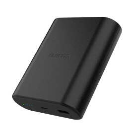エレコム モバイルバッテリー 9000mAh PD 最大45W ブラック 1個 充電器・バッテリー