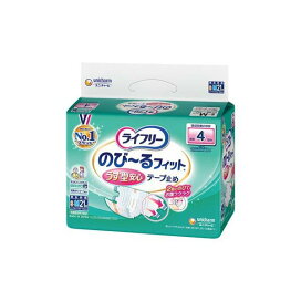ライフリー テープ止めおむつ のびーるフィットうす型安心テープ止め S-Mサイズ 21枚入 【ライフリー　重度アウター】 介護用おむつ