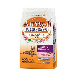 AllWell 10種の自然素材 15歳以上の腎臓の健康維持用 サーモン&ツナ味 600g 【オールウェル(AllWell)】 キャットフード(ドライフード・総合栄養食)