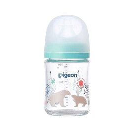 ピジョン 母乳実感 哺乳びん 耐熱ガラス Bear 160ml 1個 【母乳実感】 授乳用品
