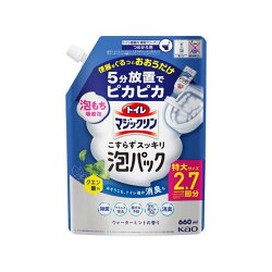 トイレマジックリン こすらずスッキリ泡パック ウォーターミントの香り 詰替用 660ml ...