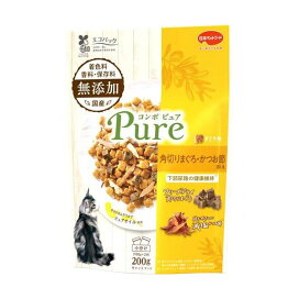 コンボ ピュア キャット まぐろ味 角切りまぐろ・かつお節添え 200g 【コンボ ピュア】 プレミアム・キャットフード