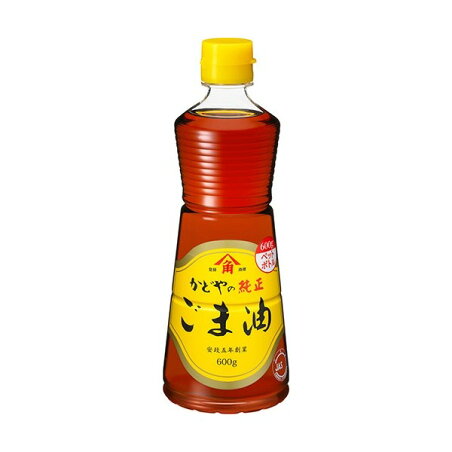 かどや 金印 純正ごま油 PET 600g 【かどや】 食用油