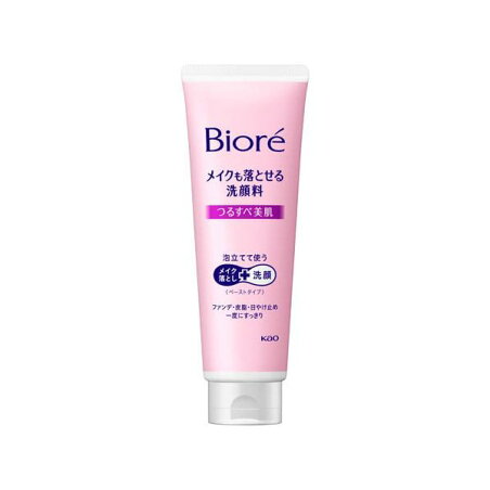 ビオレ メイクも落とせる洗顔料 つるすべ美肌 210ml 【ビオレフェイスケア】 クレンジング