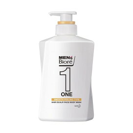 メンズビオレ ONE オールインワン 髪肌なめらかタイプ 本体 480ml 【メンズビオレ】 ボディソープ