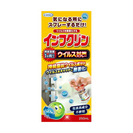 インフクリン ウイルス対策スプレー 250ml 【UYEKI(ウエキ)】 除菌