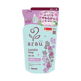 arau.(アラウ) 洗たく用せっけん ゼラニウム 詰替用 1L 【アラウ．(arau．)】 洗濯洗剤