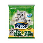 デオサンド 緑茶成分入り消臭する砂 5L