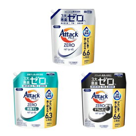 アタックZERO つめかえ用 2000g 【アタックZERO】 洗濯洗剤 / ドラム式専用 / 部屋干し用