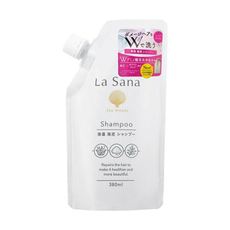 ラサーナ 海藻 海泥 シャンプー 詰め替え 380ml 【ラサーナ】 泥(クレイ)